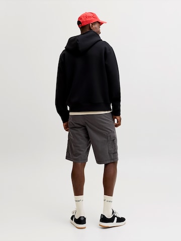 JACK & JONES Loose fit Cargo Pants 'JPSTCOLE MATTY' in Grey