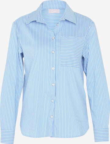 Cassis Blouse in Blue: front