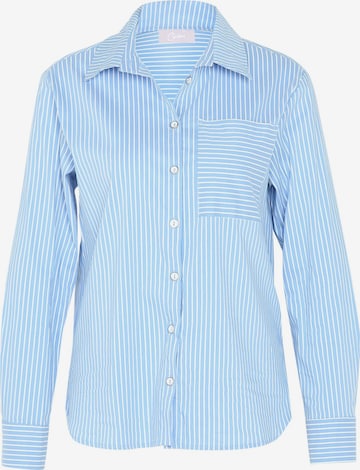 Cassis Blouse in Blue: front