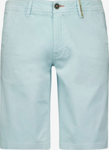 No Excess Regular Chino in Blauw: voorkant