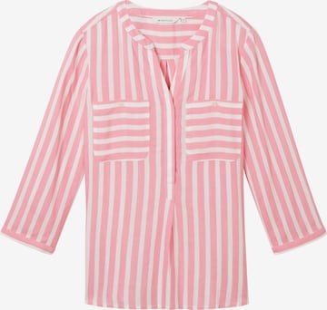 Camicia da donna di TOM TAILOR in rosa: frontale