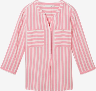 TOM TAILOR Bluse in rosa / weiß, Produktansicht