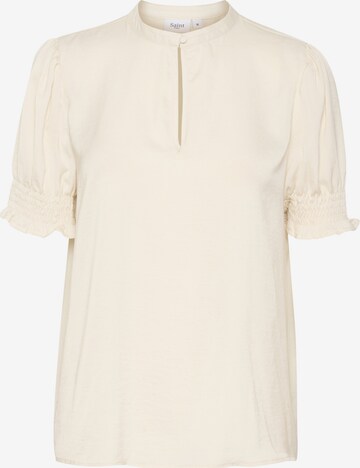 SAINT TROPEZ Bluse 'Nunni' i hvid: forside