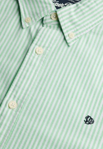 Superdry & Co Comfort Fit Hemd in Grün
