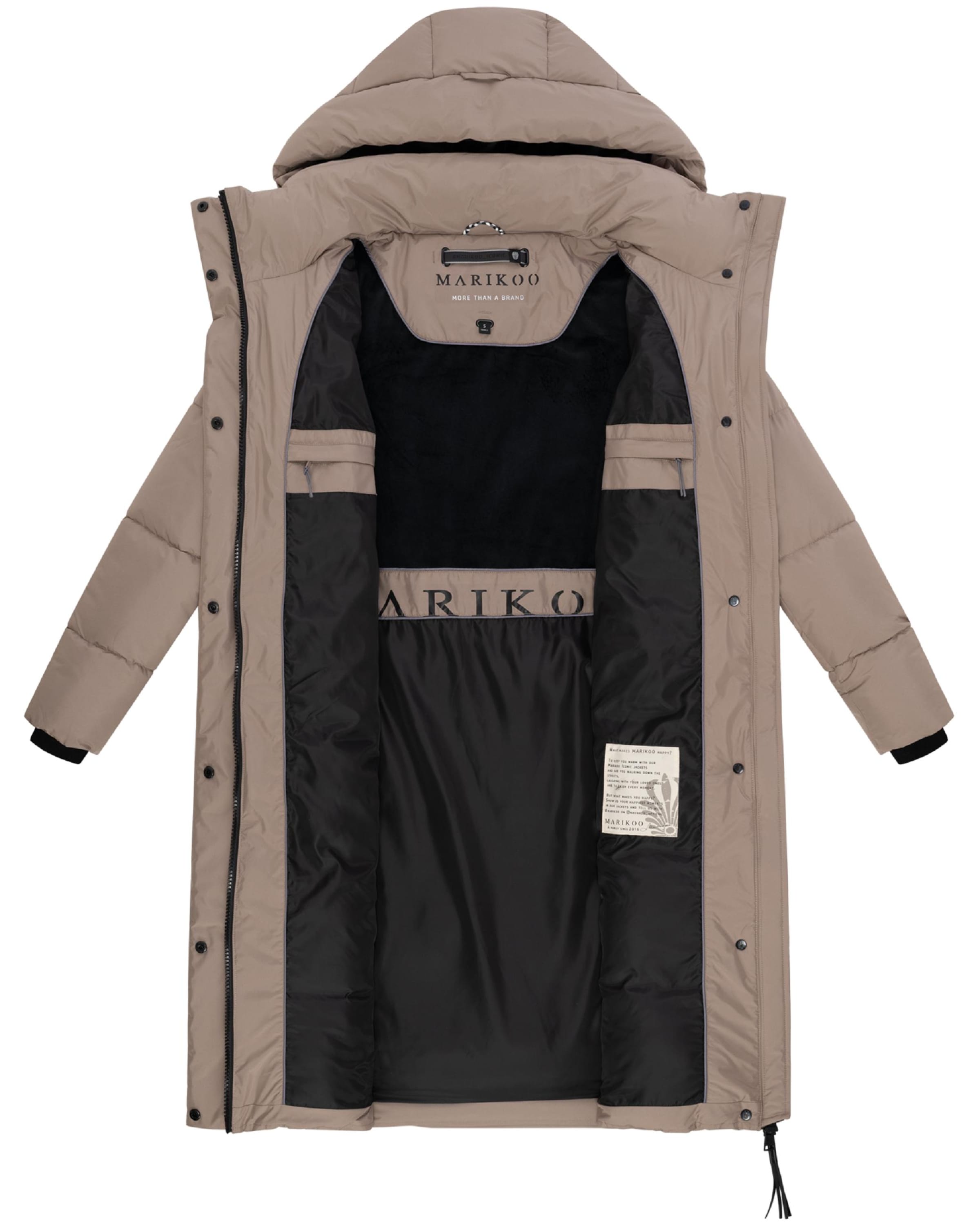 MARIKOO Winter coat 'Chumanii XVI' in Beige