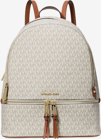 Michael Kors - Bolso de mano 'Rhea' en beige: frente