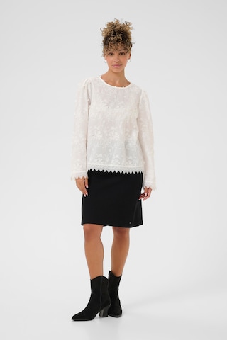 Cream Blouse 'Hilda' in White