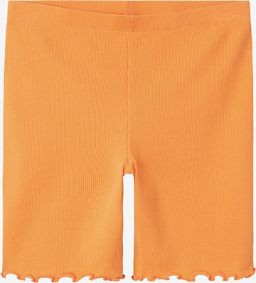 Coupe slim Pantalon 'HARA' NAME IT en orange : devant