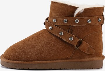 Gooce Snow boots 'Alba' in Brown: front