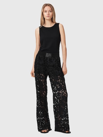 AllSaints Loosefit Παντελόνι 'AMELIE' σε μαύρο