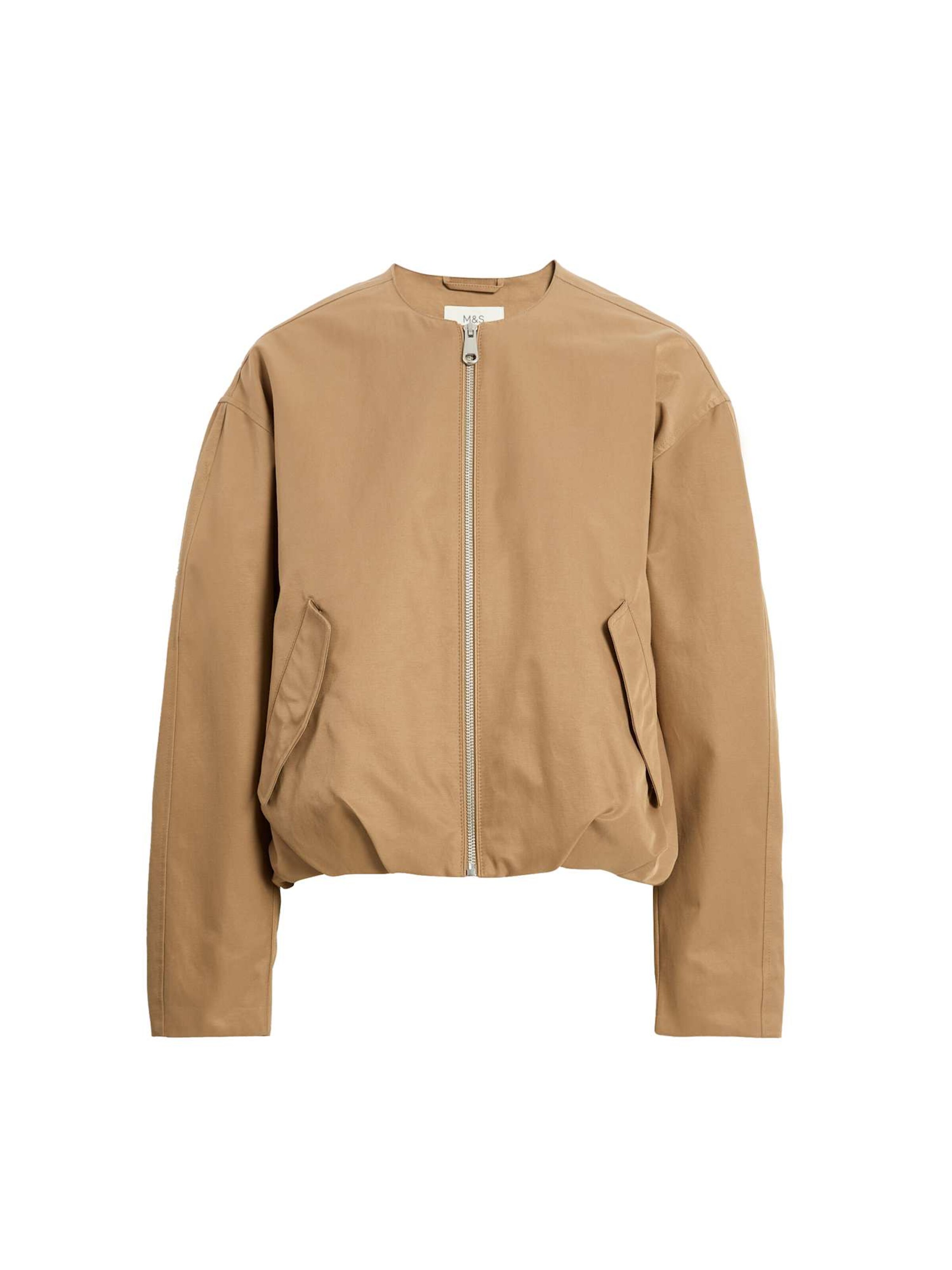 Giacca di mezza stagione di Marks & Spencer in beige: frontale