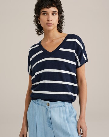 Pull-over WE Fashion en bleu : devant