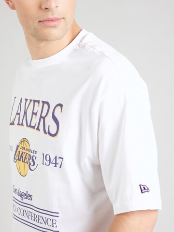 NEW ERA Póló 'NBA TEAM LOSLAK' - fehér