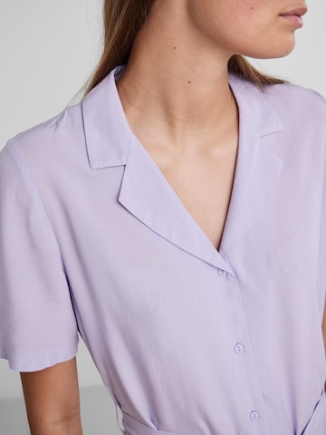 PIECES Shirt Dress 'Oliva' in Purple