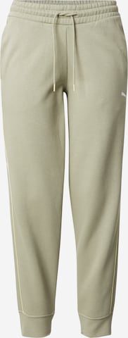 PUMA Regular Urheiluhousut värissä vihreä: etupuoli