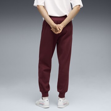 PUMA Tapered Sporthose 'BMW Motorsport Ess+' in Rot