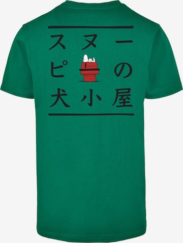 Merchcode Shirt 'Peanuts - House of Snoopy' in Green