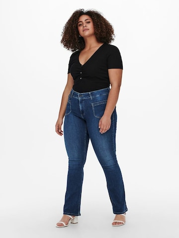 ONLY Carmakoma Boot cut Jeans in Blue