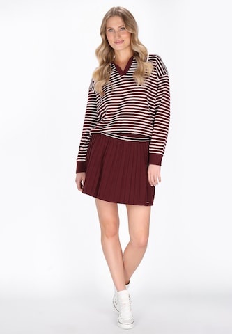 DreiMaster Maritim - Falda en rojo: frente