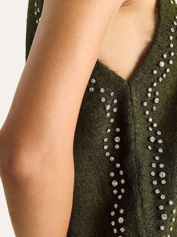 Top in maglia di Bianco Lucci in verde