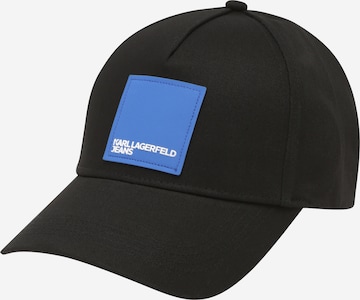 Cappello da baseball di KARL LAGERFELD JEANS in nero: frontale