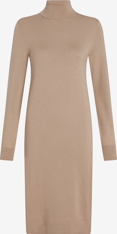 Robes en maille Calvin Klein en beige : devant