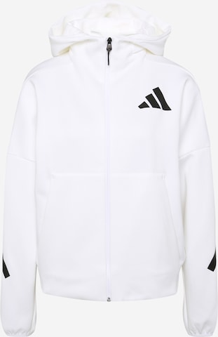 balta ADIDAS SPORTSWEAR Sportinis džemperis 'Z.N.E.': priekis