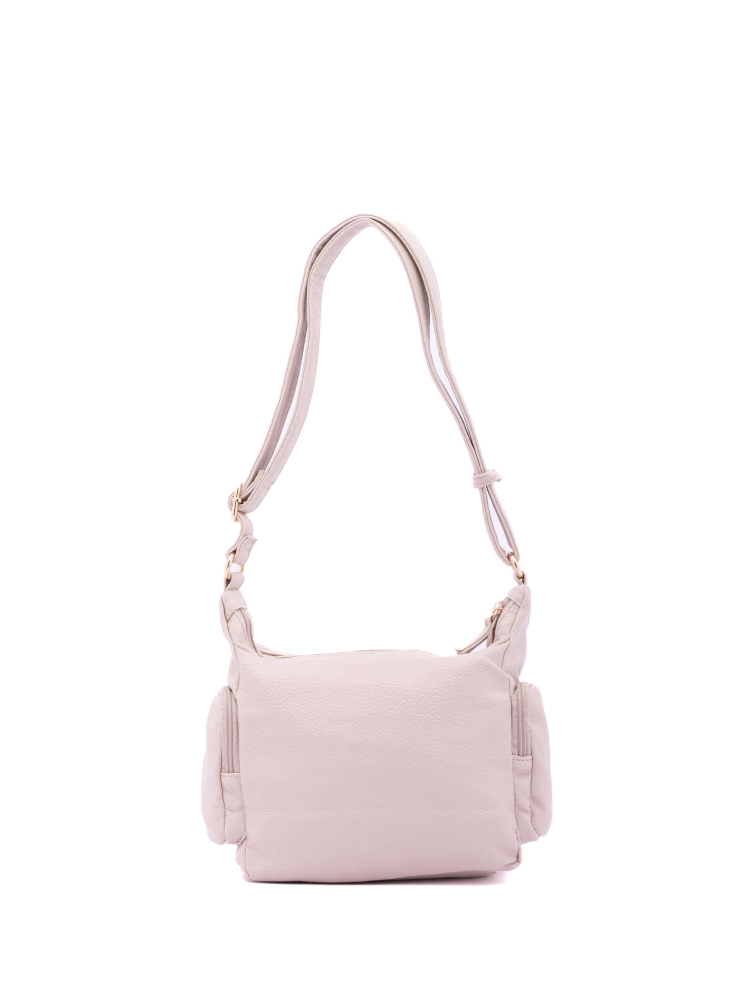 Borsa a spalla 'Borsa a Spalla Donna B Cavalli Ecopelle Zip' di B. Cavalli in beige