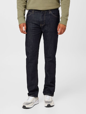 Coupe slim Jean 'DAREN ZIP FLY' Lee en bleu : devant