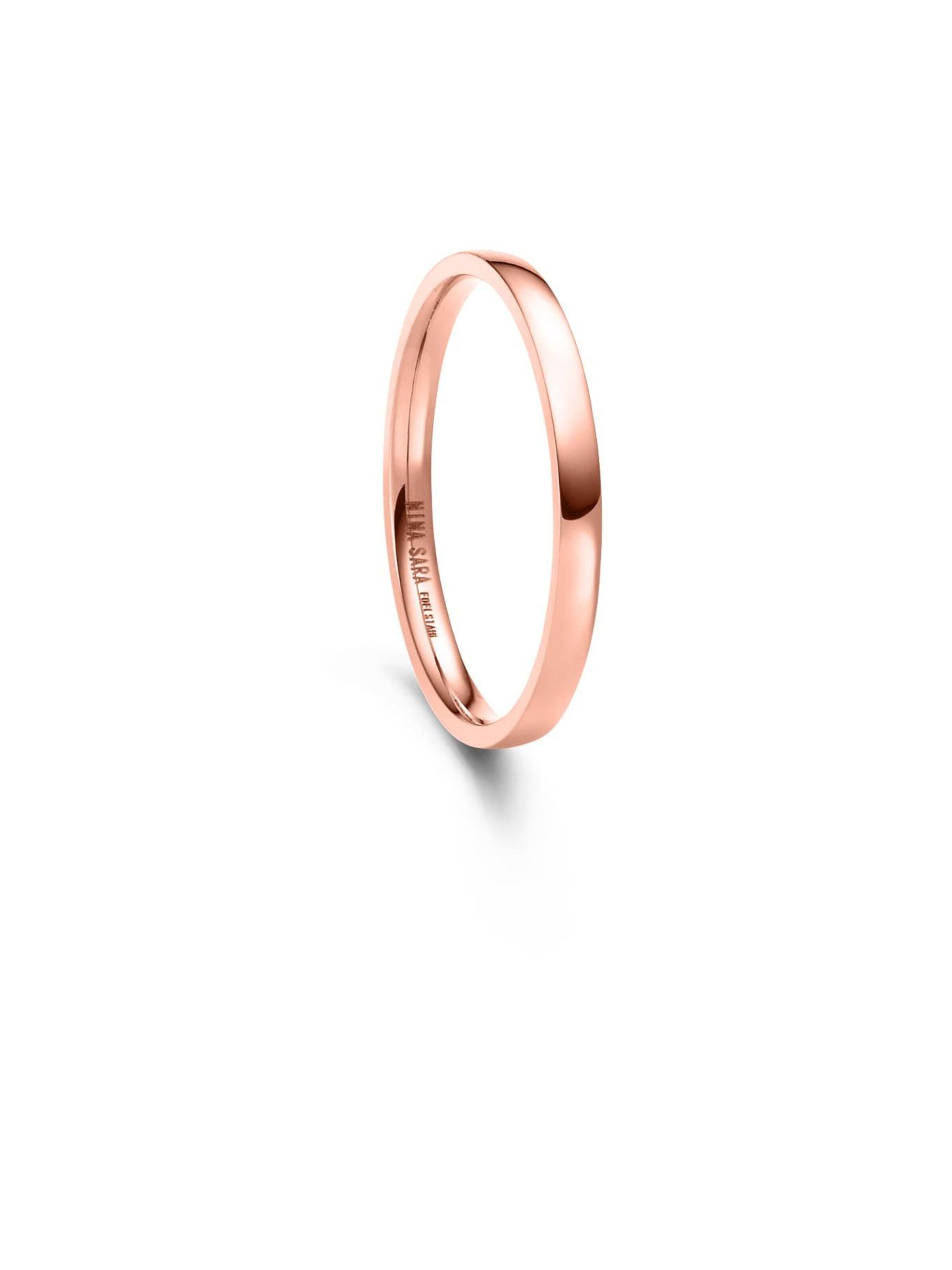 MARRYA Ring 'MARRYA NS-03 Ehering aus Edelstahl' in Goud: voorkant