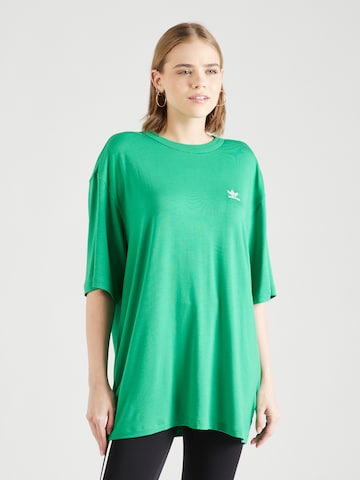 zaļš ADIDAS ORIGINALS "Oversize" stila krekls 'Trefoil': no priekšpuses