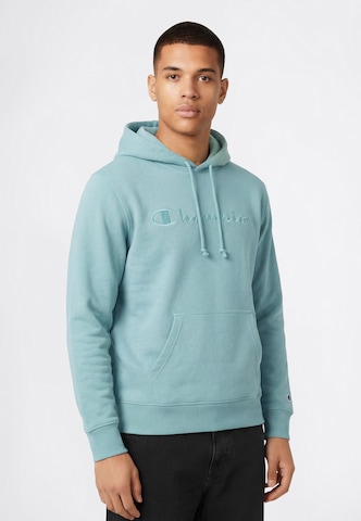 Champion Authentic Athletic Apparel Sweatshirt in Blue: front