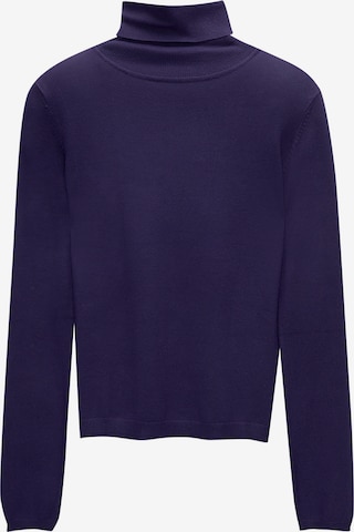 Pull-over Pull&Bear en bleu : devant
