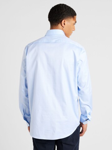 BOSS Regular fit Zakelijk overhemd 'H-JOE' in Blauw