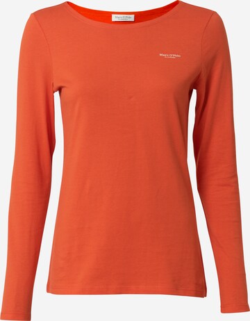 T-shirt Marc O'Polo en orange : devant