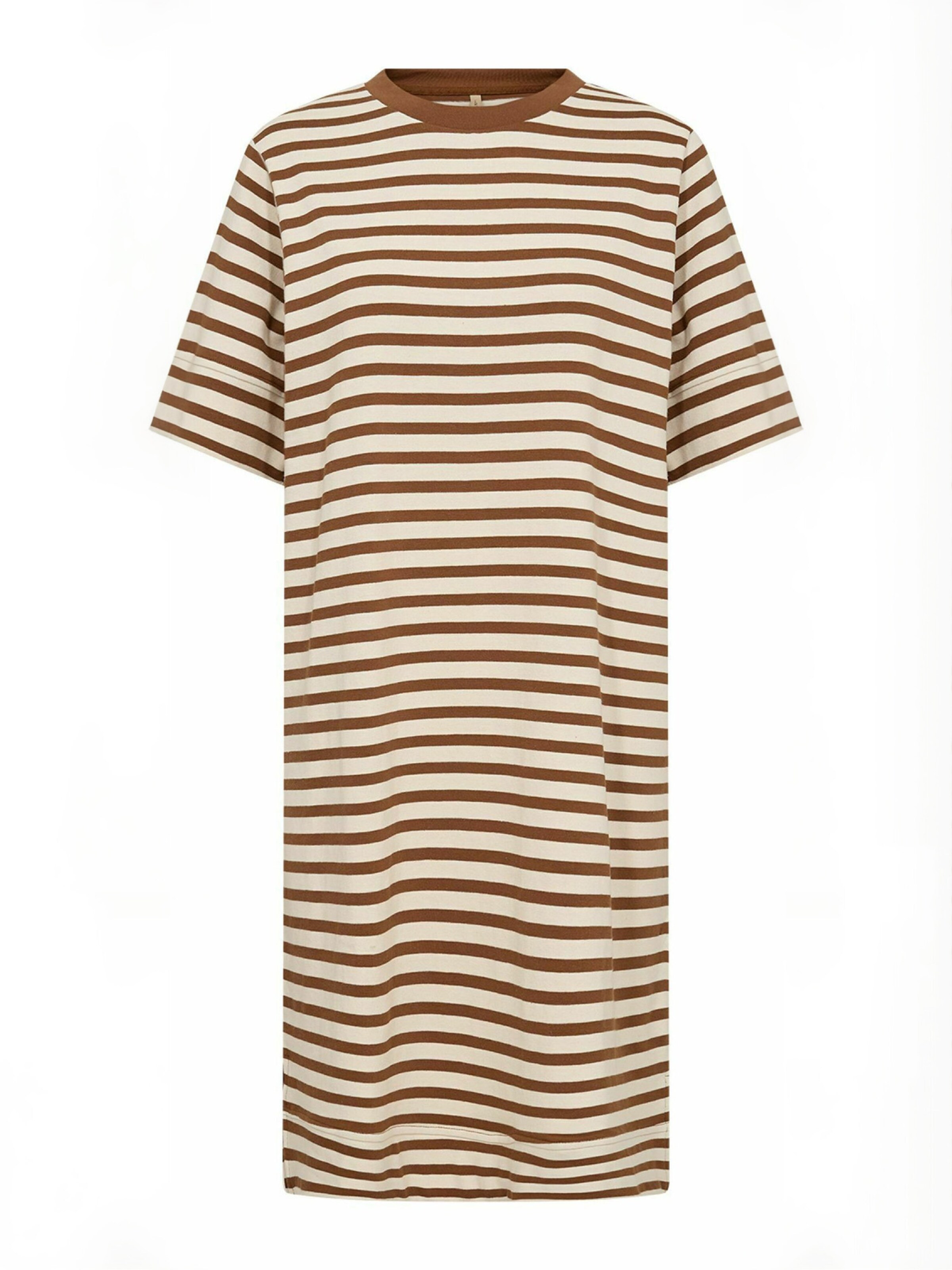 Rochie 'Fidelia' pe 40 Soyaconcept pe ciocolatiu / alb natural, Vizualizare produs