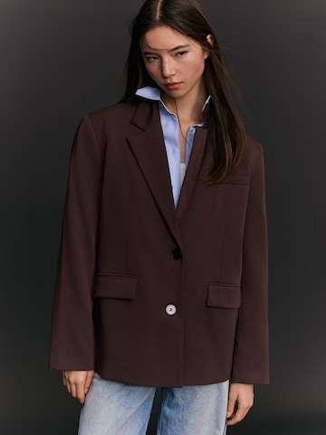 Bershka Blazer in Brown