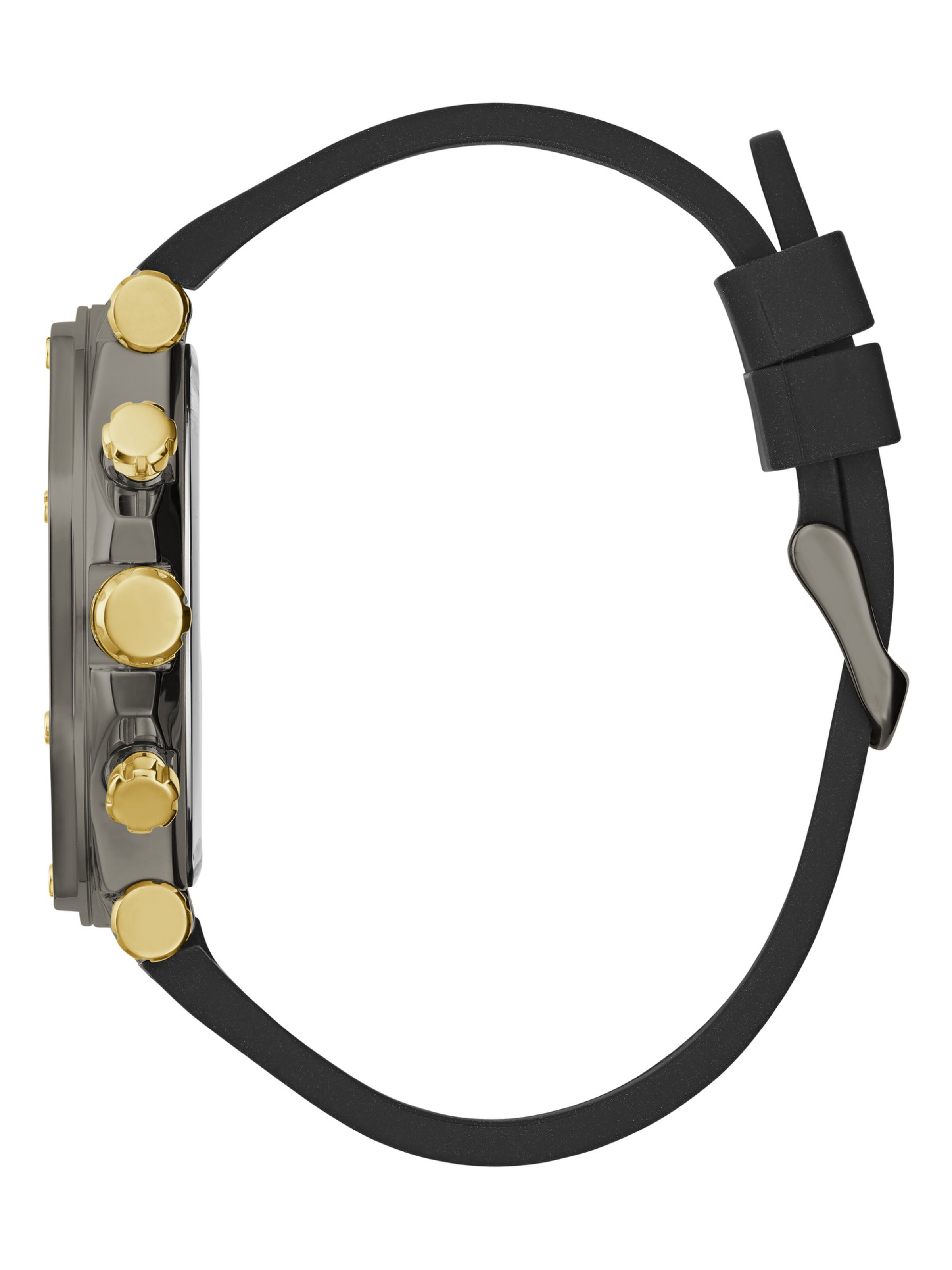 GUESS Analoguhr 'EDGE ' in Schwarz