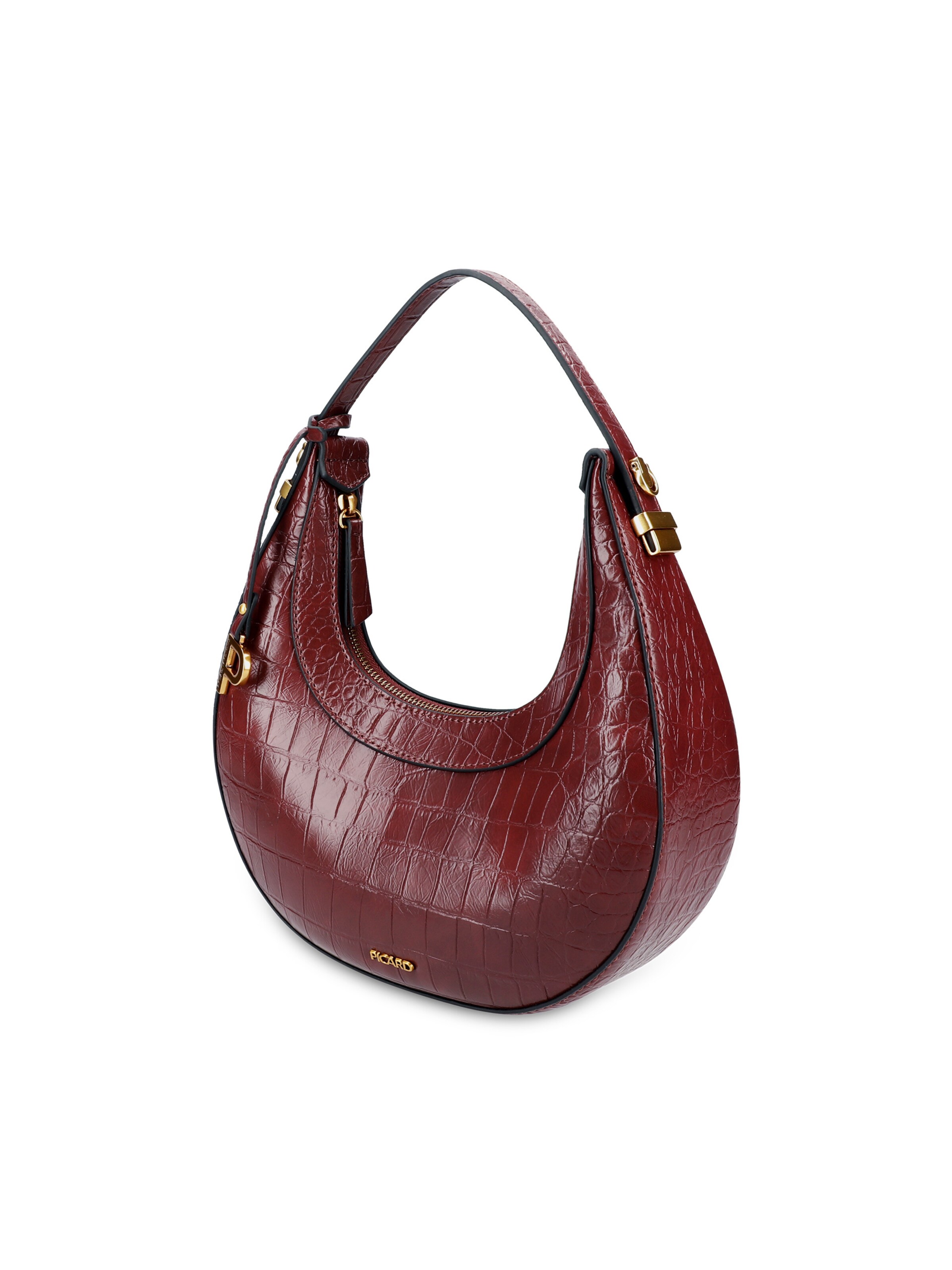 Picard Schultertasche 'Croissant' in Rot