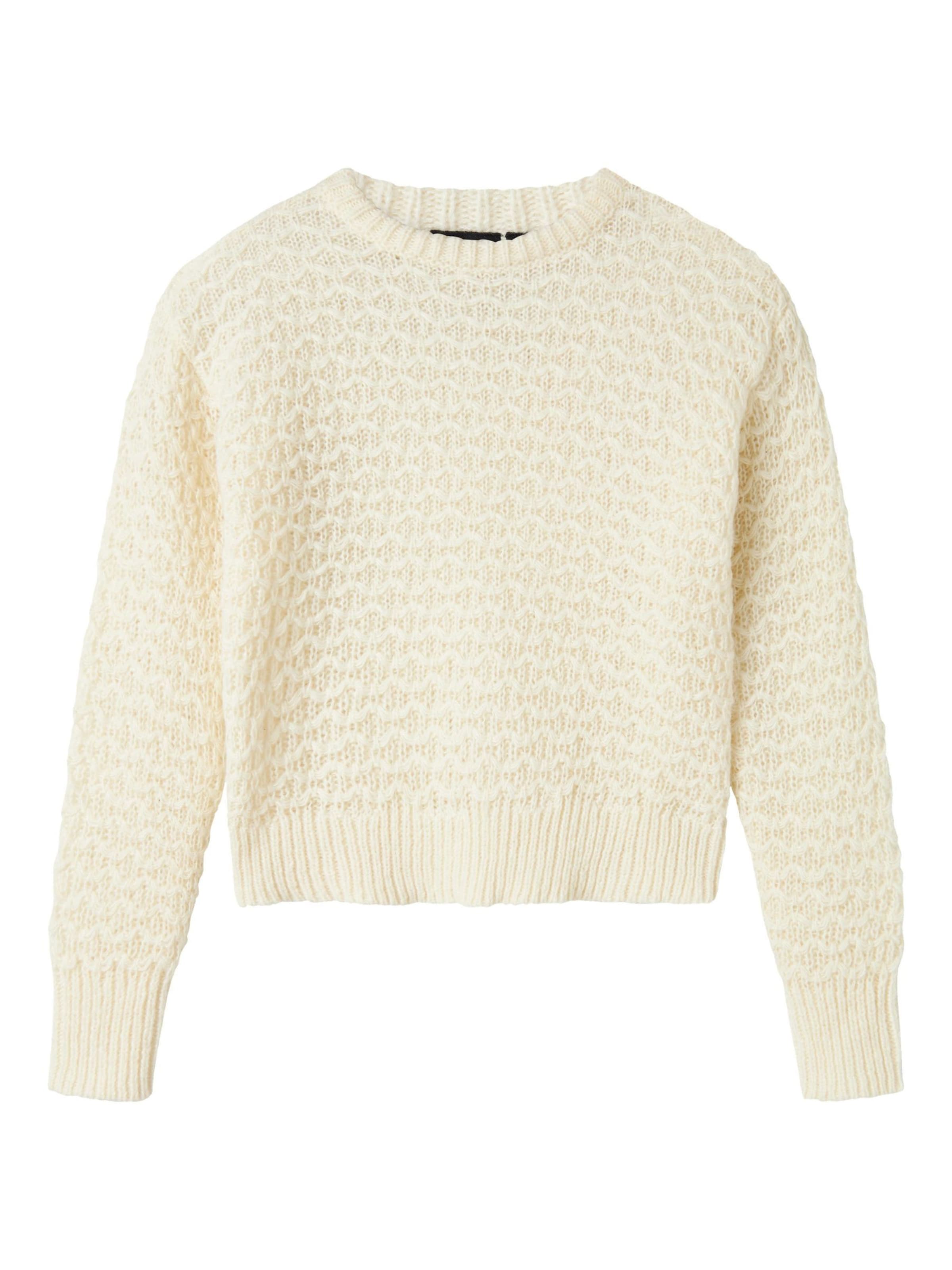LMTD Sweater in White: front