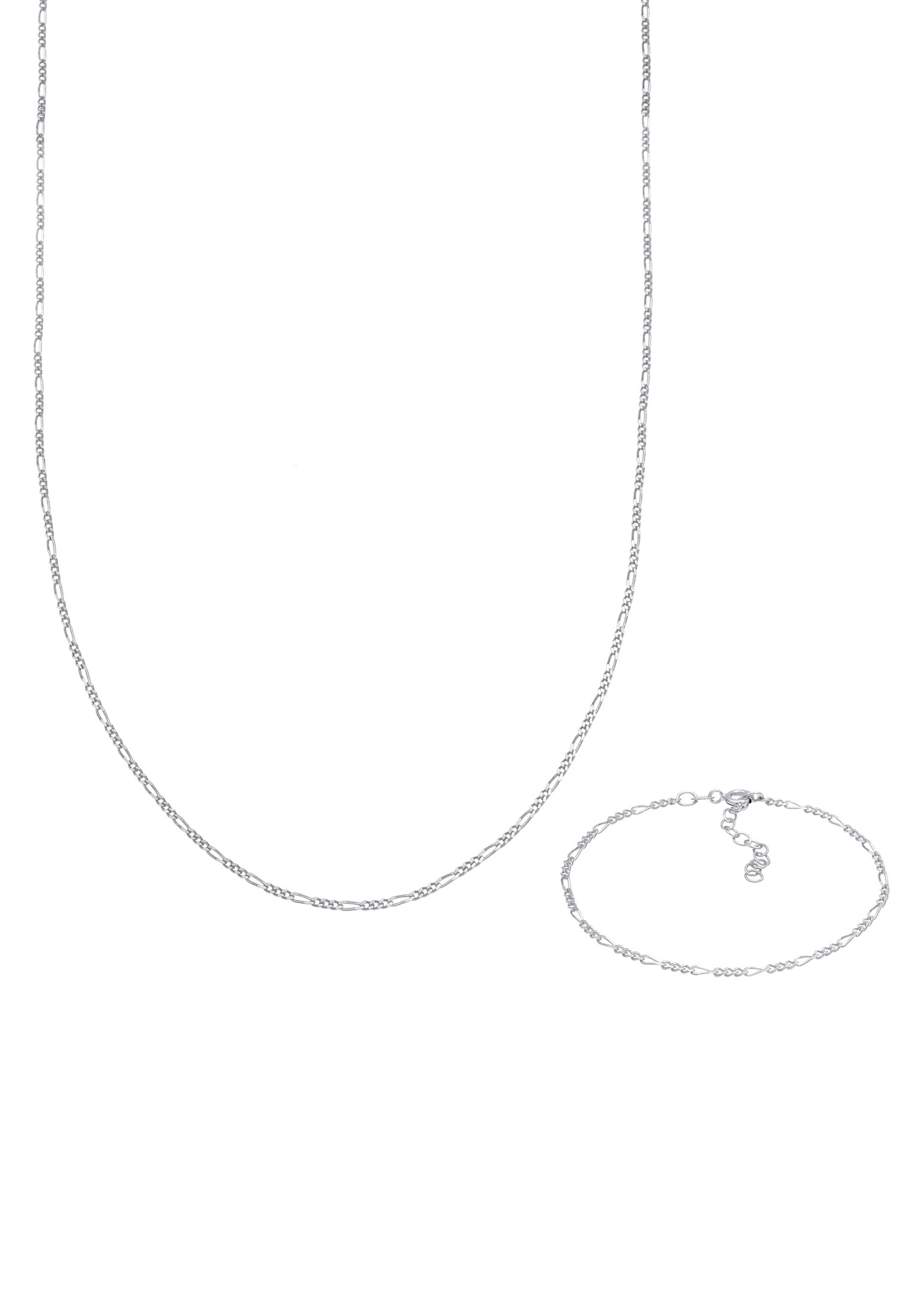 ELLI Schmuckset Figaro in Silber: Vorderseite