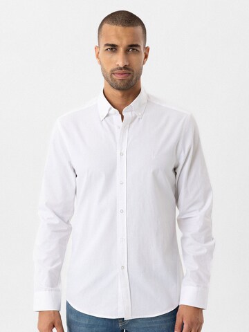 Williot Regular fit Overhemd in Wit: voorkant