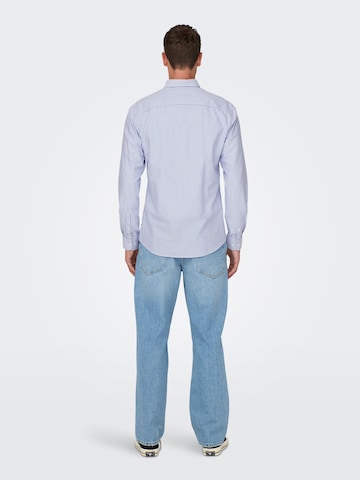 mėlyna Only & Sons Standartinis modelis Marškiniai 'Alvaro'