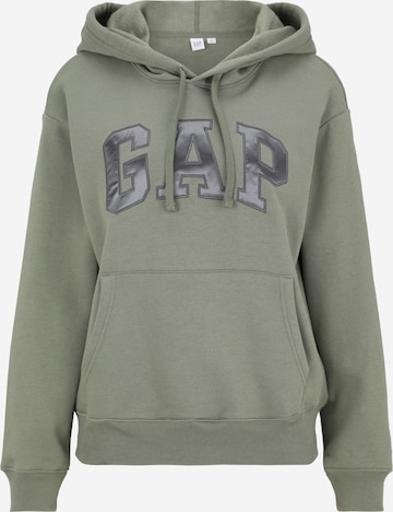 Gap Petite Sweatshirt in Green: front