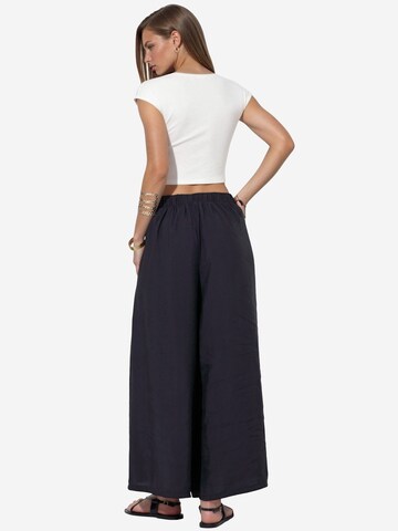 Wide leg Pantaloni di Hiccup in nero