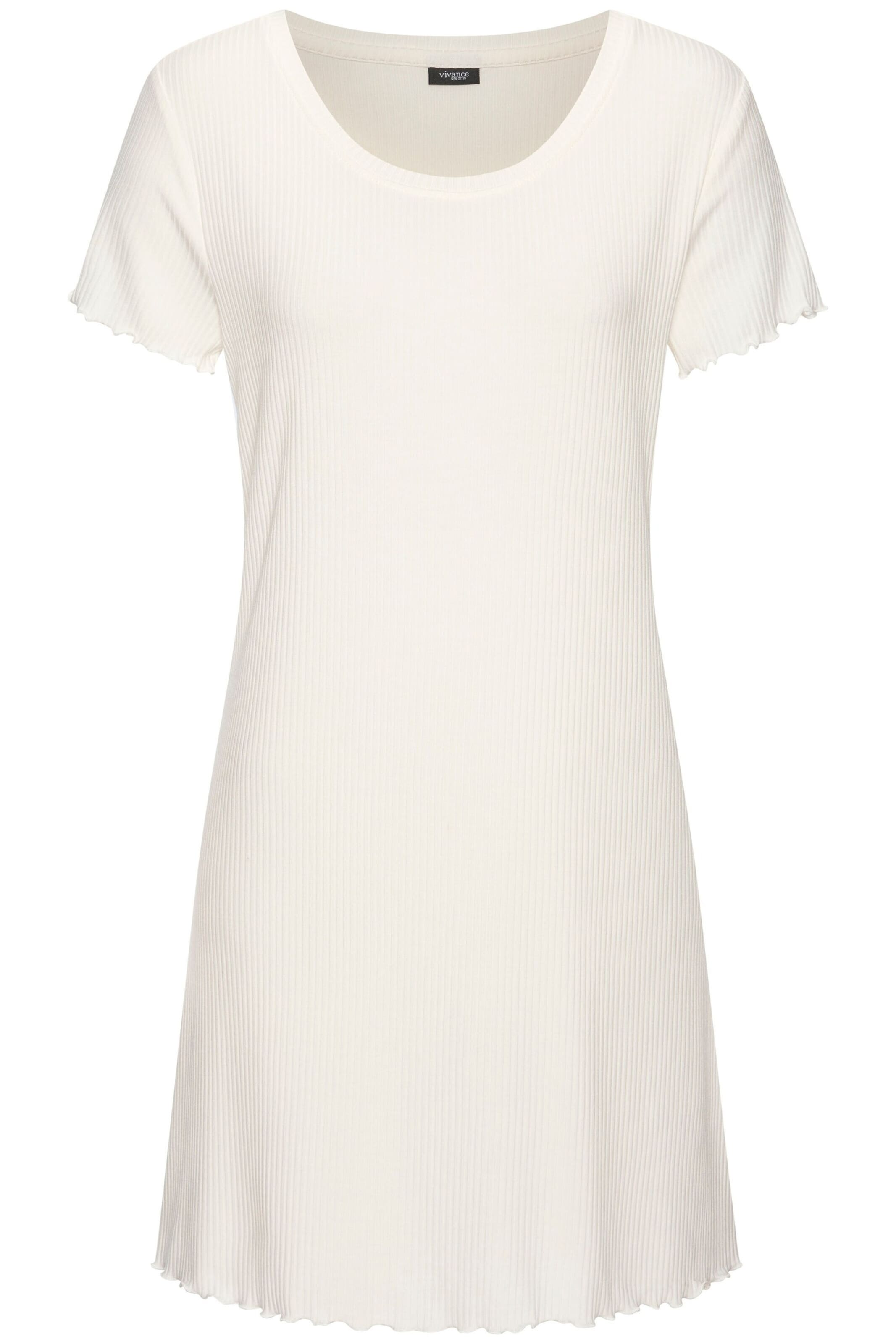 VIVANCE Nachthemd in Weiß: Vorderseite