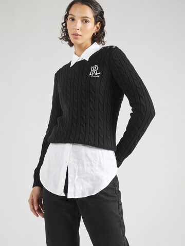 Pull-over Lauren Ralph Lauren en noir : devant