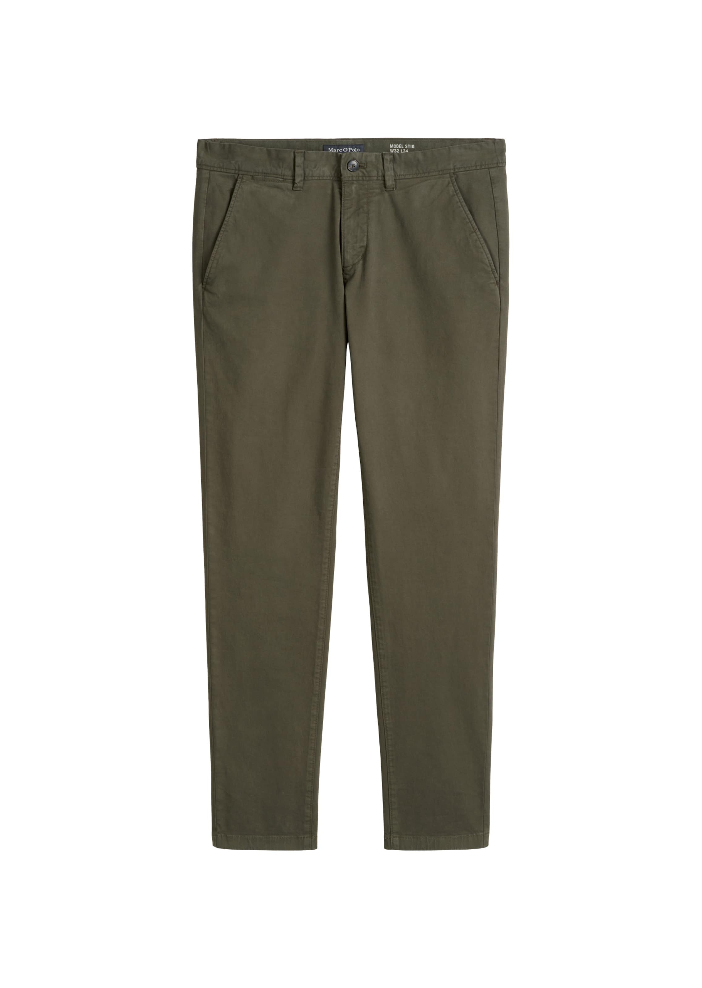 Marc O'Polo Chino trousers 'Stig' in Dark green, Item view