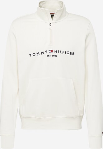 Sweat-shirt TOMMY HILFIGER en blanc : devant