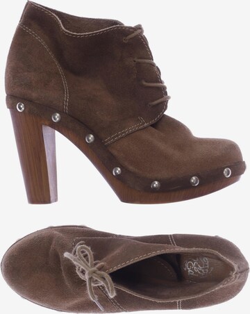 Apple of Eden Dress Boots in 39 in Brown: front